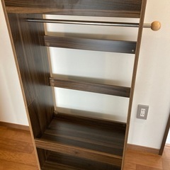 ⭐️値下げしました！今から準備！新入園、新入学に！子供用のクローゼット、整理棚！カバンも掛けられます！⭐️の画像