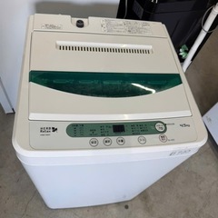 NO B900🌈福岡市内配送設置無料✨🌈ヤマダ電機オリジナル　全自動電気洗濯機　(4.5kg) HerbRelax YWM-T45A1(W) 2019年の画像