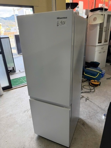 NO B901?福岡市内配送設置無料✨?ハイセンス 冷蔵庫 幅49cm 175L 一人暮らし スリム 大容量冷蔵室122L 静音 右開