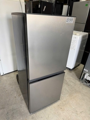NO B903?福岡市内配送設置無料✨?冷蔵庫 シルバー AQR-14N-S [幅49.5 
