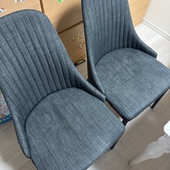 ダイニングテーブルセット 椅子2脚の画像