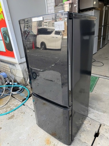 NO B909?福岡市内配送設置無料✨?MR-P15D-B 冷蔵庫 Pシリーズ サファイアブラック [146L /2ドア /右開きタイ