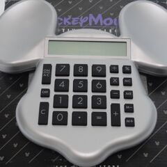 ディズニーキャラクター　ミッキーマウスデザイン　電卓（ジャンク）の画像
