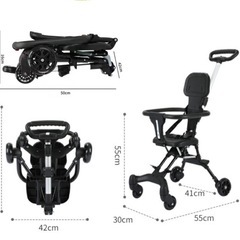 ポータブルベビーカー  軽量折りたたみベビーカーの画像