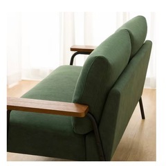 ニトリ　2人掛けソファー　グリーン　 の画像