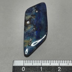 天然ダイヤモンド＆天然ボルダーオパールの画像