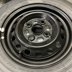 新車外し★145/80R12　アトレー　ハイゼット　S700V　ダイハツ純正　12×4J　現行モデル　岩手県盛岡市の画像
