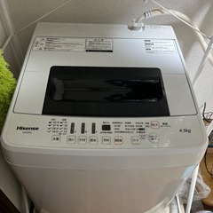 hisense 洗濯機の画像