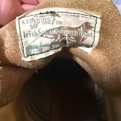 希少・犬タグ】RED WING アイリッシュセッター 8173 スエードの画像