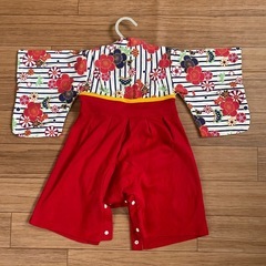 袴ロンパース70の画像