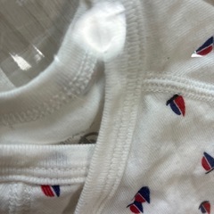 プチバトー　新生児肌着　美品の画像