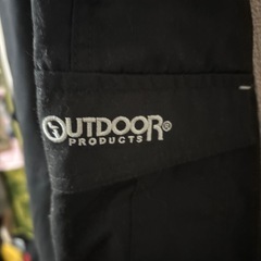 【未使用】OUTDOOR黒カーゴパンツの画像