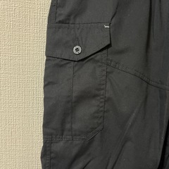 【未使用】OUTDOOR黒カーゴパンツの画像
