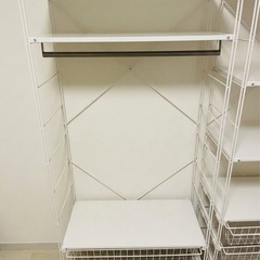 無印良品　スチールユニットシェルフ・ワイド・大の画像