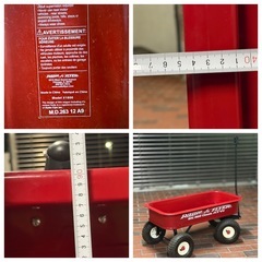 「【美品・深型】ラジオフライヤー #1800 ビッグレッドワゴン（キャンプ・BBQに）の画像