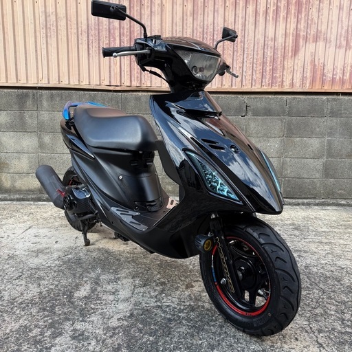スズキ　アドレスV125S ロンホイカスタム　動画あり　大阪
