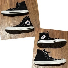 コンバース オールスター 黒 ハイカットスニーカーの画像