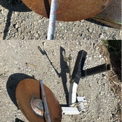 ジョーニシ SD41S 反転ディスク トラクター あぜ削り あぜ際 排水溝 田んぼ パーツ 部品 中古  の画像