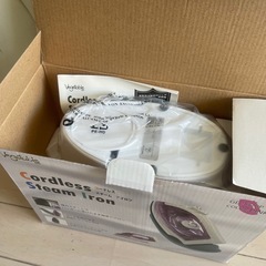 コードレススチームアイロン　アイロン台　未使用品の画像