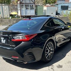 レクサス　ＲＣ　350Ｆスポーツ　三眼LEDヘッドライト・黒革・サンルーフ・前席シートヒーター・ＰＷシート・ステアリングヒーター・Ｂｶﾒﾗ・ETCの画像