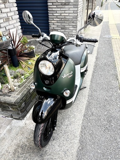 YAMAHA VINO 2022年式 12598km  前後タイヤ新品　その他整備済