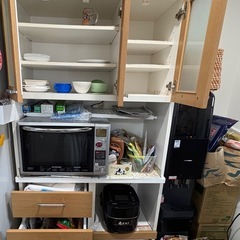 ニトリ　食器棚の画像