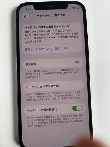iPhone12 pro256GB simフリー