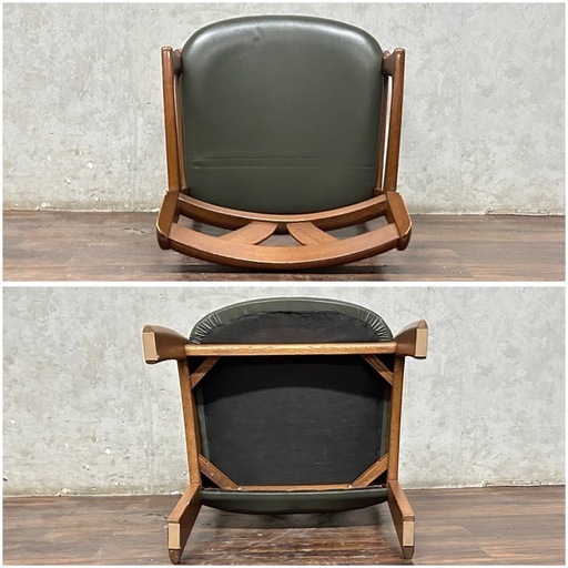 WN1/4 ダイニングチェア 2脚 セット W48×D48×H79cm 椅子 チェア リビング 店舗 カフェ ヴィンテージ アンティー