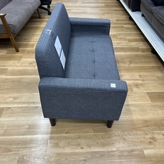 2人掛けソファー ファブリック グレーのご紹介です！の画像