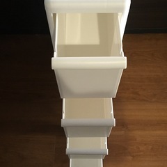 キッチンストッカー スリムストレージ 収納棚 4段 幅14cmの画像