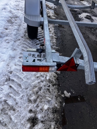 ボートトレーラー綺麗です