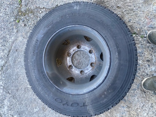 225/80R17.5 トラック用タイヤ・アルミホイールセット　6本