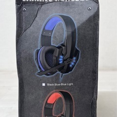 【未使用品】ゲーミング ヘッドホン ヘッドフォン 有線 PC周辺機器 アクセサリーの画像