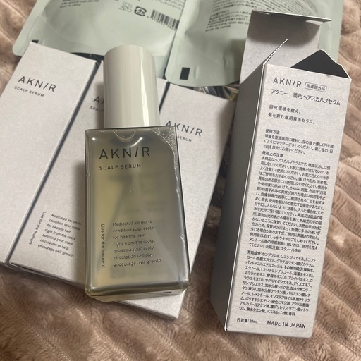 新品　梨花　アクニー　薬用ヘアシャンプー・トリートメント・ヘアスカルプセラム　まとめ売り