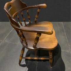 3.飛騨産業 キツツキ ダイニングチェア アームチェア 木製 椅子 サイズ約W610×D525×H705mm 自宅保管品 現状品の画像