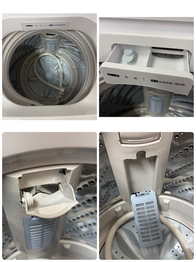 【?買取市場 6ヶ月保証】R242 ☀️ Hisense / ハイセンス 洗濯機（洗濯4.5㎏) 21年製 HW-E4504 ⭐ 動作