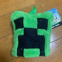 【タオルは未使用　美品2点セット】Minecraft フックタオル　ポーチの画像