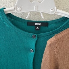 ユニクロカーディガン2枚の画像