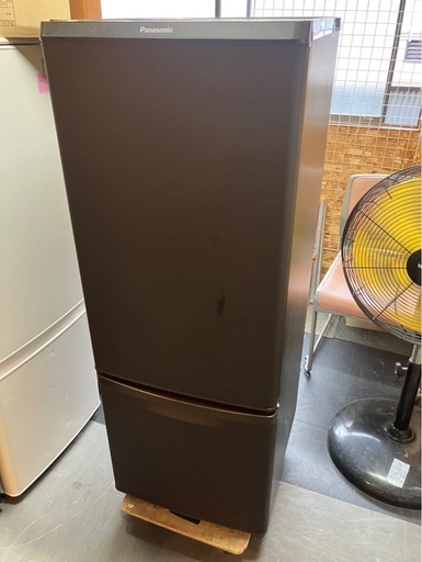 【中古】大阪引取限定　Panasonic 冷蔵庫 NR-B17DW-T 168L 2021年【KSC1F051】