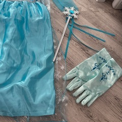 アナと雪の女王のエルサコスチューム110cm女の子の画像