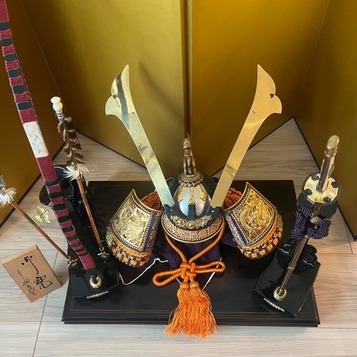 美品★【武蔵朔太郎の作品】高級五月人形　かぶと　兜　こどもの日　子供の日　端午の節句