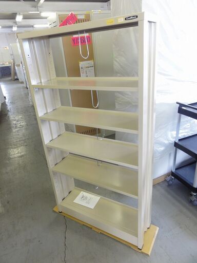 T-247 新品展示品 クールラック（スチール製本棚）W800xD250xH1500mm