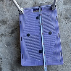 山善
折りたたみ式 アルミ/スチール台車（パープル）の画像