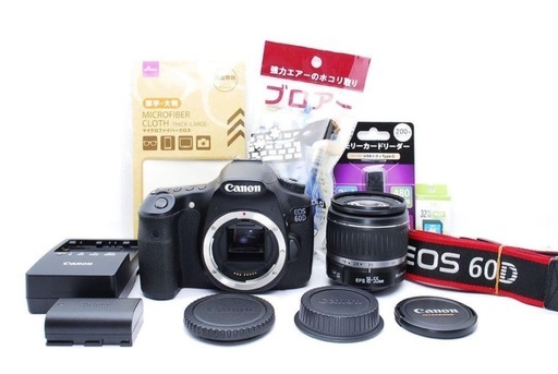 動きも捉える☆Canon 60D＋USMレンズでお子様の運動会や旅行、入学式にも！ 高性能カメラ
