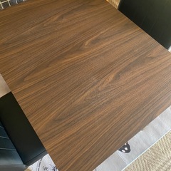 サンウッディーダイニングテーブル３点セットの画像