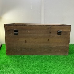 木箱 収納 ボックス 鍵付き 蓋付き 宝箱 ストッカー 小物入れ 完成品 ジュエリー収納ボックス 大容量 の画像