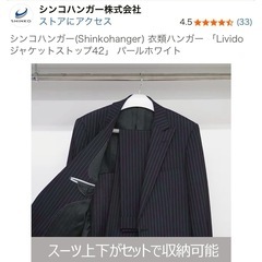 ジャケットハンガー・まとめ売りの画像