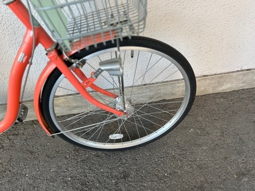 １２J16　ホームサイクル２６サイズ　カゴ、カギが新品です。　★自転車専門店の中古車です★　【消費税込み・防犯登録６００円込み