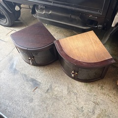 三角形　棚二つ！あげます！の画像