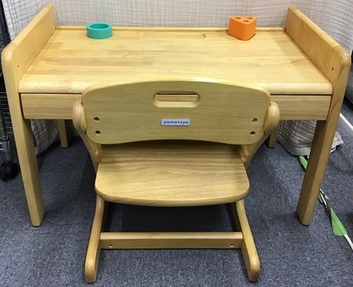 キッズデスク&チェア buono3 N3 ナチュラル yamatoya 大和屋